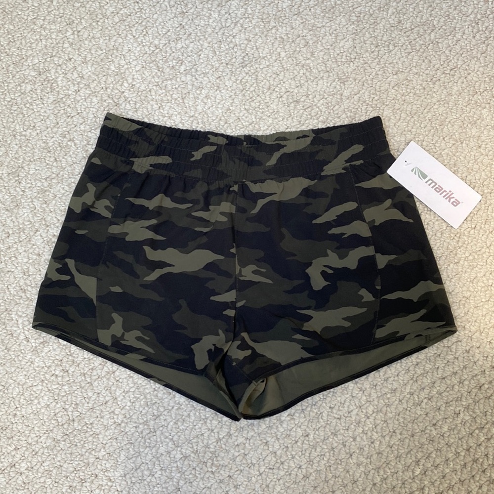 NWT Marina Camo Active Shorts